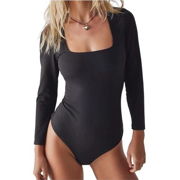 Free People - Truth Or Square Bodysuit Sz S - Picture 2 of 11